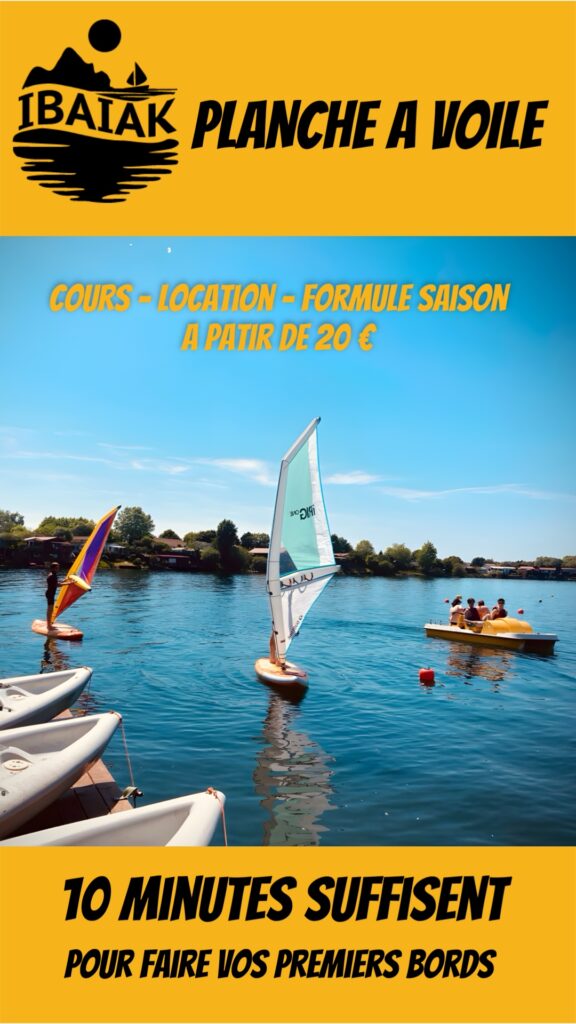 Planche a voile à Sames