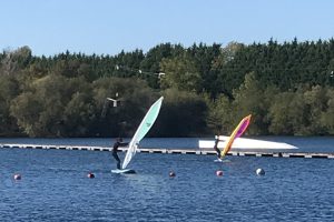 Plache à voile lac de sames